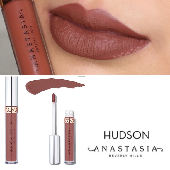 HUDSON Anastasia Beverly Hills Liquid Lipstick Faded Terracotta Matte ABH Beauty - Picture 2 of 10